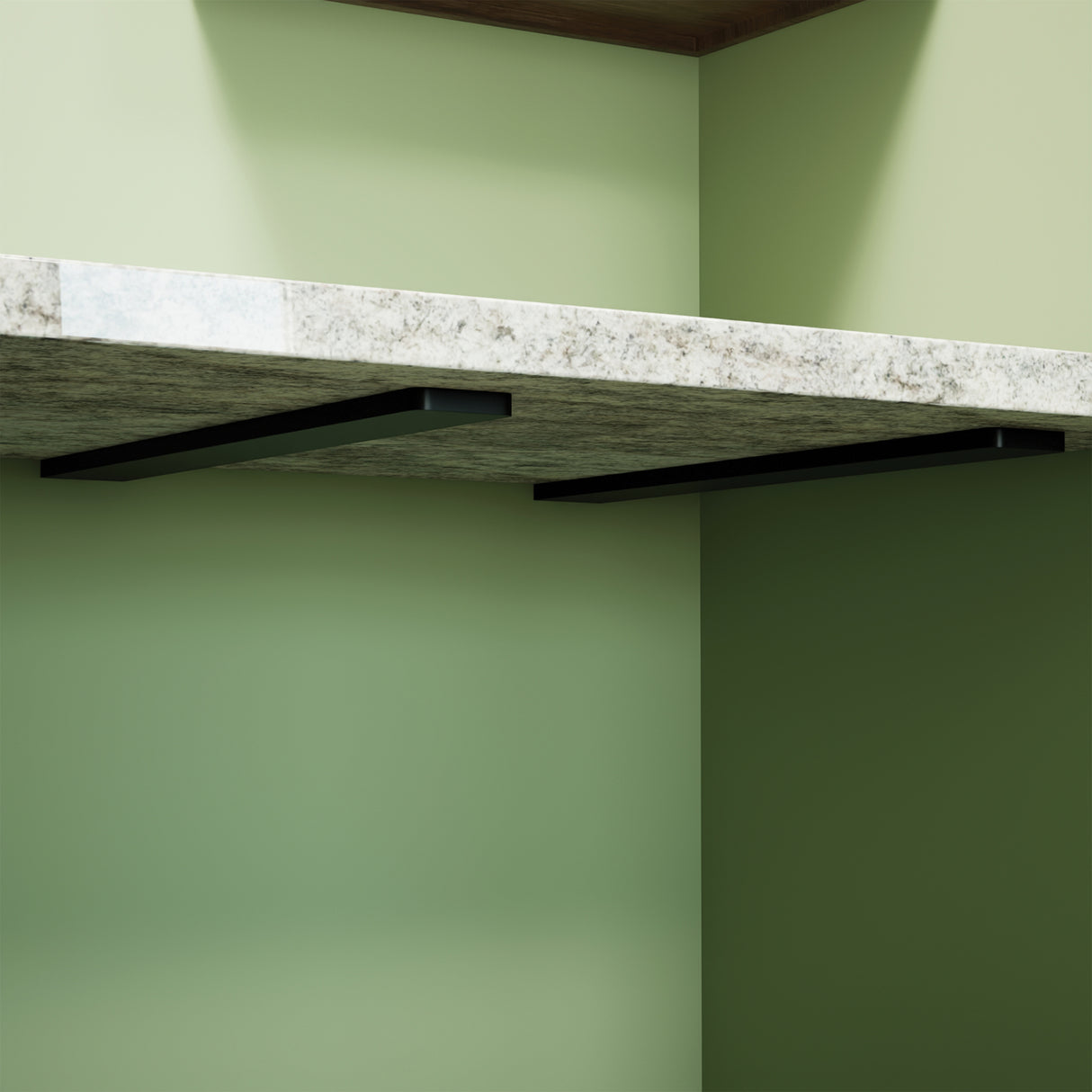 The Original™ Free Hanging Shelf Bracket in Industrial, Aluminum or American Made Steel