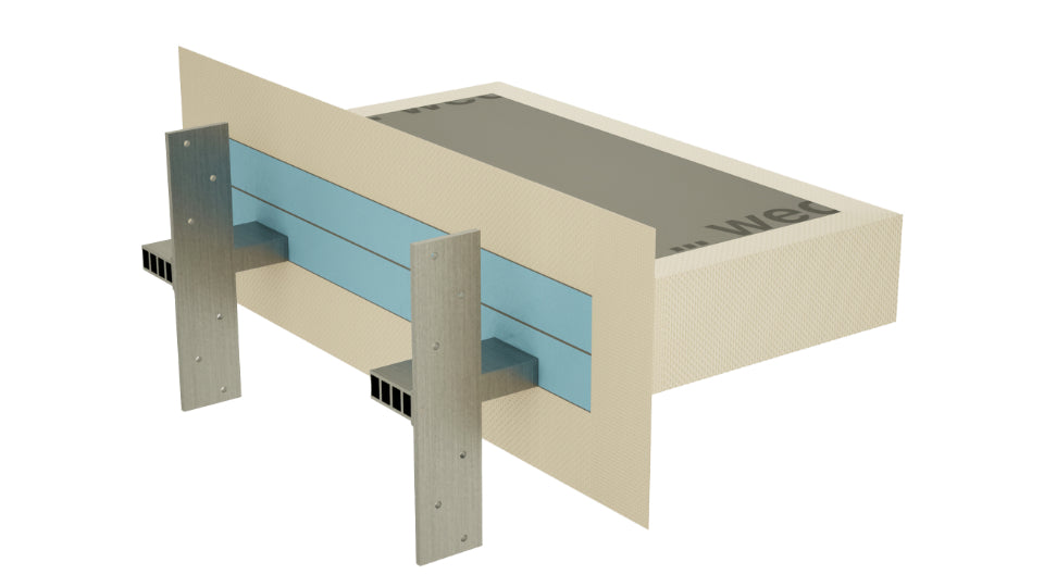 The Original Floating Shower Bench Kit­™ with Wedi® & Original Shower Bench Bracket®