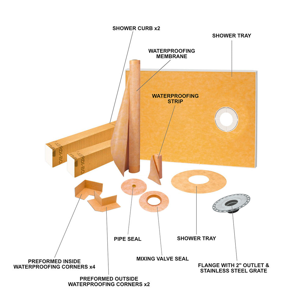 48"x72" Shower Conversion Kit by Schluter®