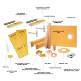 Original Deluxe 38"x60" Shower Conversion Kit with Orange XPS Board