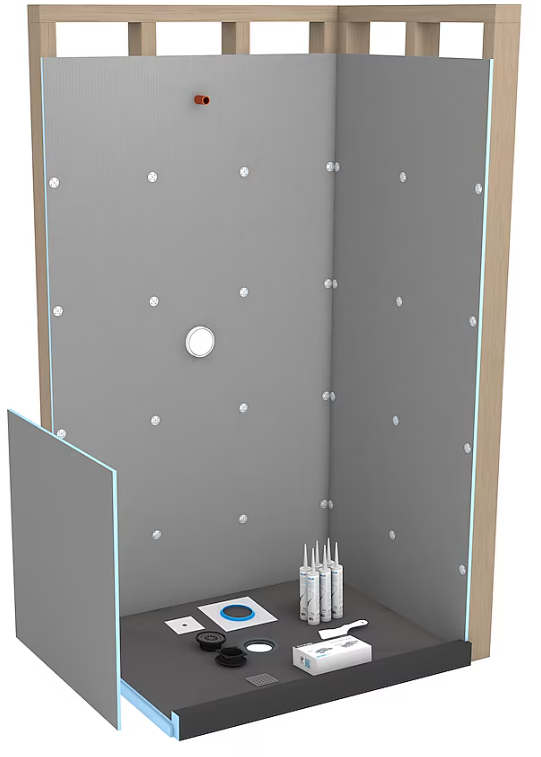 Wedi Shower Kit with Center Drain