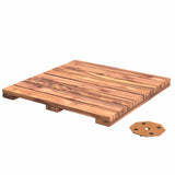The Original Teak Decking Platform 24in. x  24in.x 1.75in.( 2Pack)