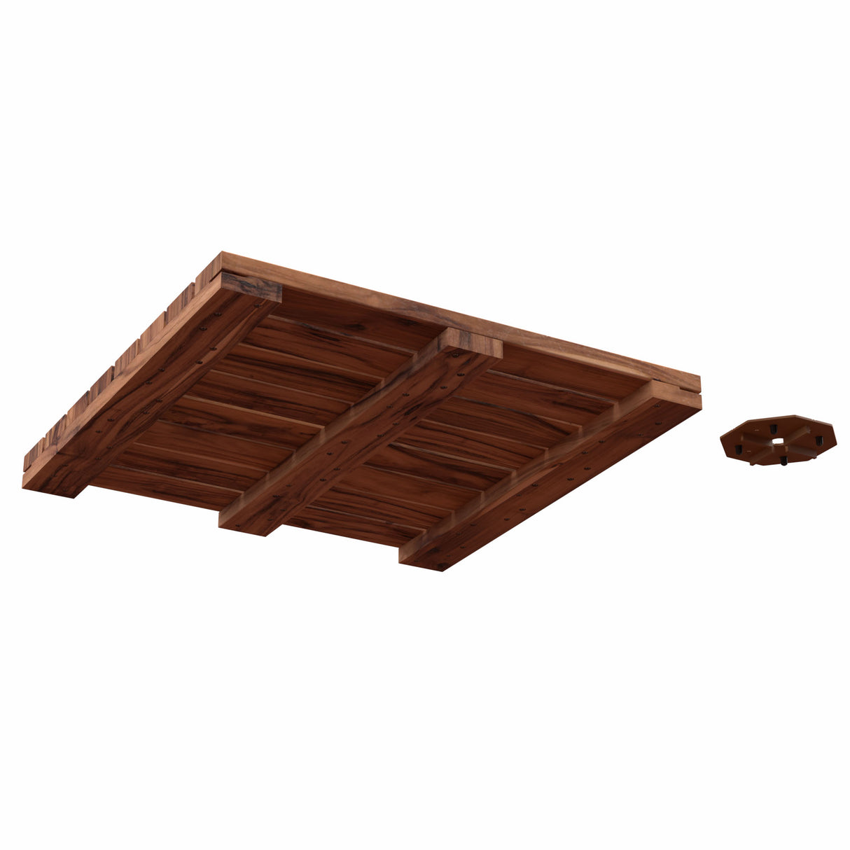 The Original Teak Decking Platform 24" x 24" x 1.75" (2 Pack)
