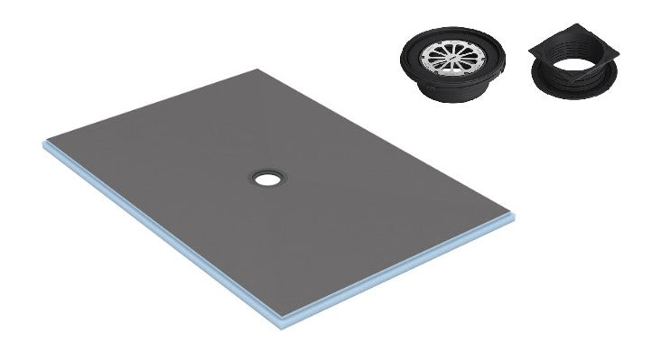 wedi® Shower Base Curbless-Center Drain or Off Set Drain Trays