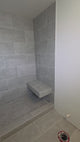 The Original Floating Shower Bench Kit™­ with Orange Waterproof Board & Original Shower Bench Bracket®