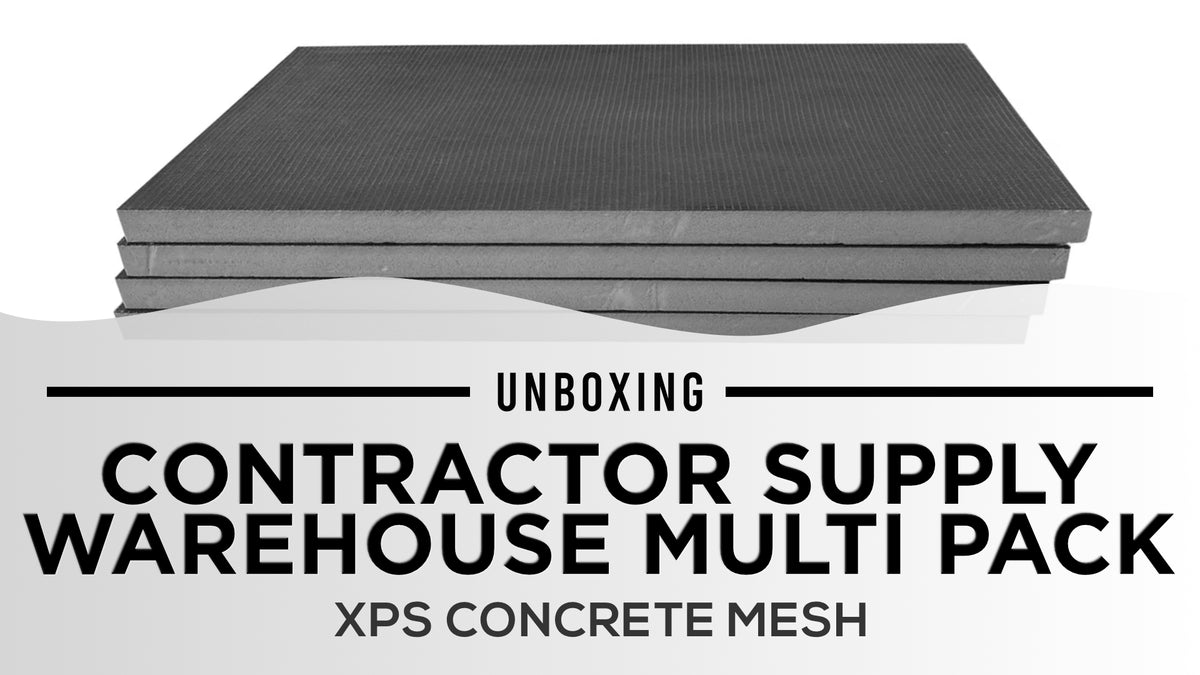 Contractor Mesh Multi-Pack with XPS Concrete Mesh 48x24x2 | Contractor Supply Warehouse ...
